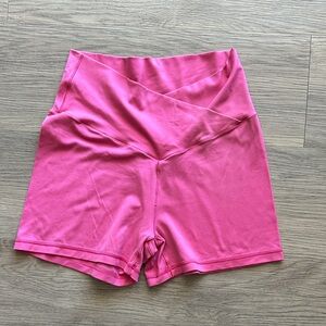 Aerie crossover workout shorts